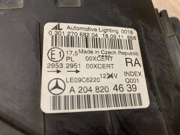 Фара левая правая рестайлинг Mercedes W204 C 204 a2048203839