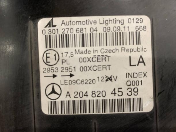 Фара левая правая рестайлинг Mercedes W204 C 204 a2048203839
