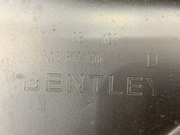 Перегородка правой двери Bentley Continental GT 3W8837756C