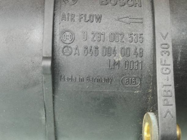 Расходомер воздуха Mercedes W211 E 211 a6460940048