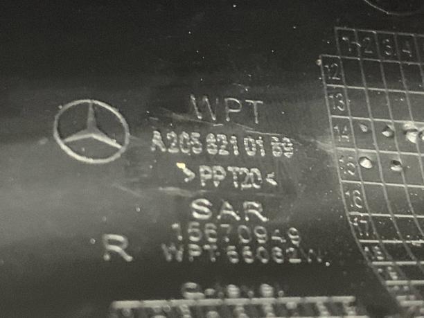 Накладка петли багажника Mercedes W205 C 205 a2058210189