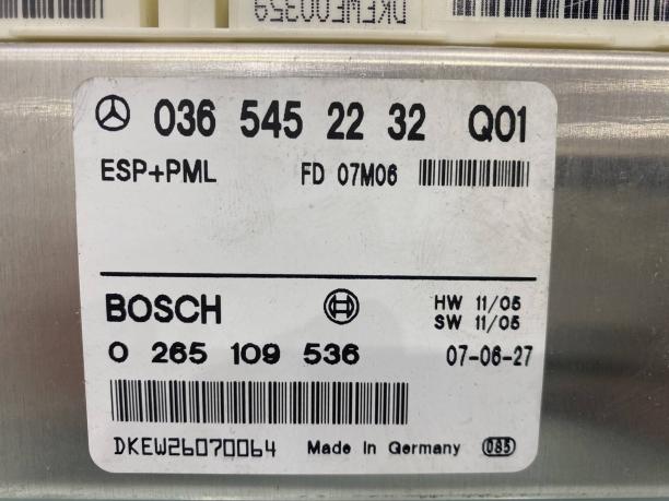 Блок управления ESP Maybach W240 57 62 a0365452232