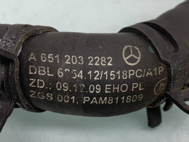 Патрубок ож Mercedes W212 E 212 a6512032282