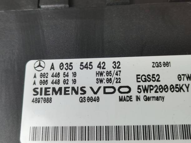 Блок управления АКПП Mercedes W211 E 211 a0355454232