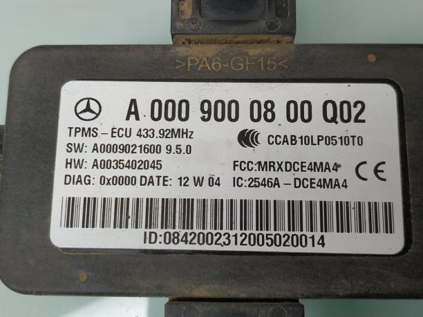 Блок управления давлением в шинах Mercedes W221 S a0009000800