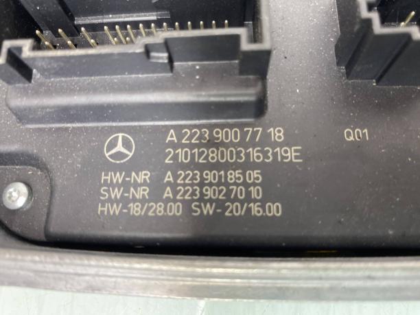 Блок управления фарой Mercedes W223 S 223 a2239007718