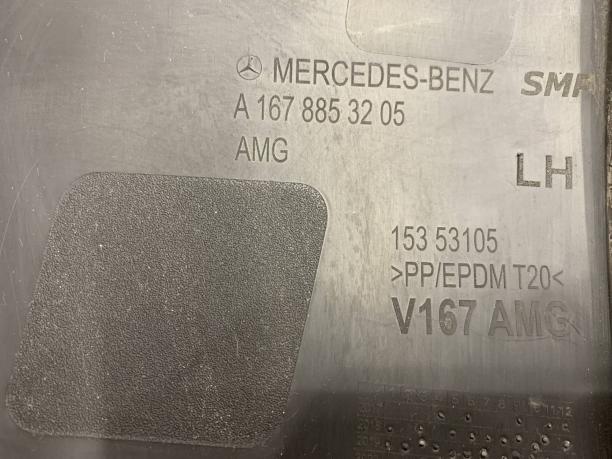 Накладка заднего бампера левая Mercedes W167 GLE a1678853205