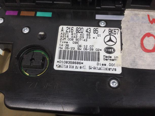 Плафон Mercedes w221 a2168204385