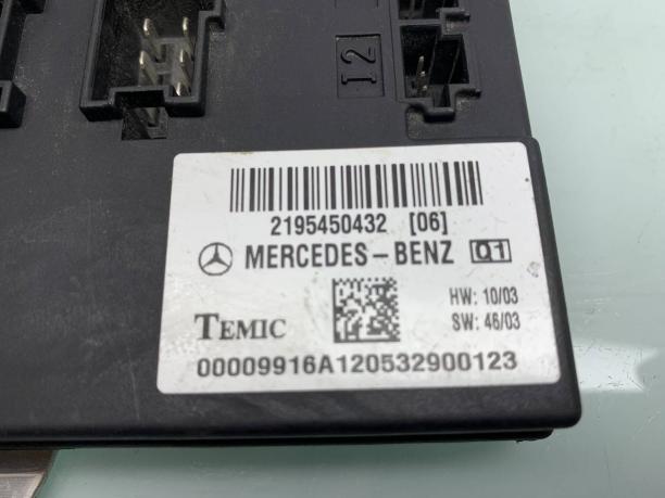 Блок управления комфортом Mercedes w219 w211 E a2195450432