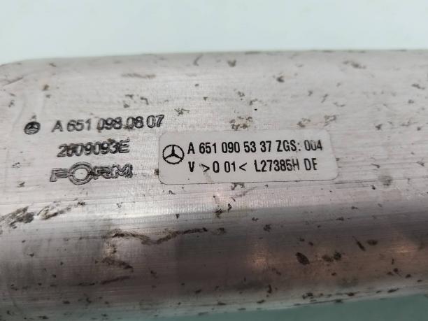 Патрубок интеркулера m651 Mercedes W205 a6510905337