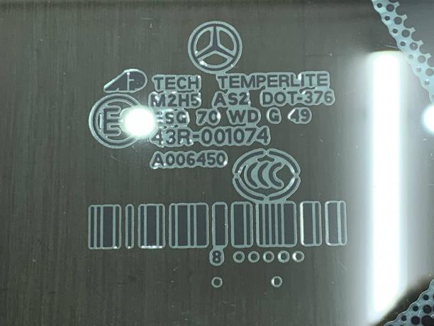 Боковое стекло заднее левое Mercedes X164 GL a1646702750