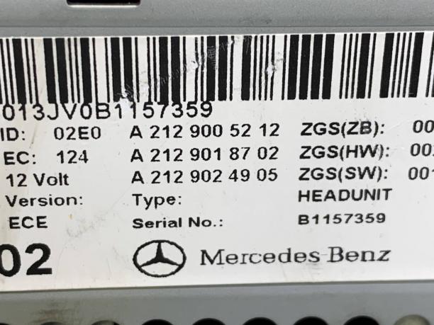 Магнитола Mercedes W212 a2129005212