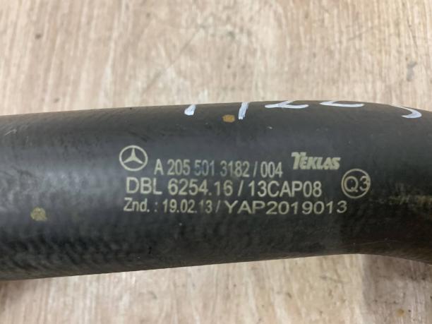 Патрубок радиатора левый Mercedes W205 C 205 a2055013182