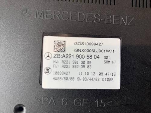 Блок SAM задний Mercedes W221 рестайлинг a2219013000