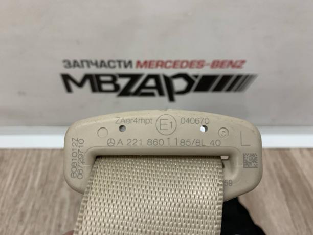 Ремень задний левый Mercedes W221 a2218601185