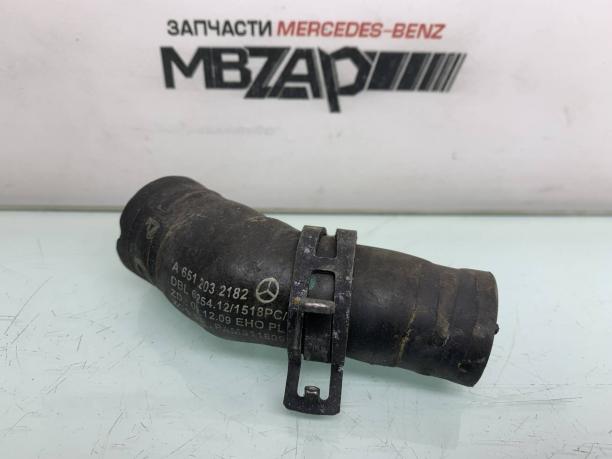 Патрубок охлаждения m651 Mercedes W212 a6512032182