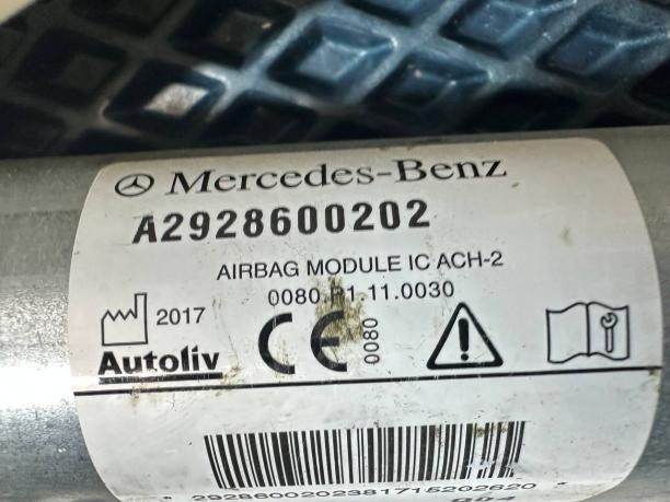 Шторка безопасности правая Mercedes W166  a2928600202