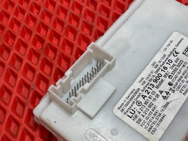 Блок Keyless-Go Mercedes W213 a2139001610