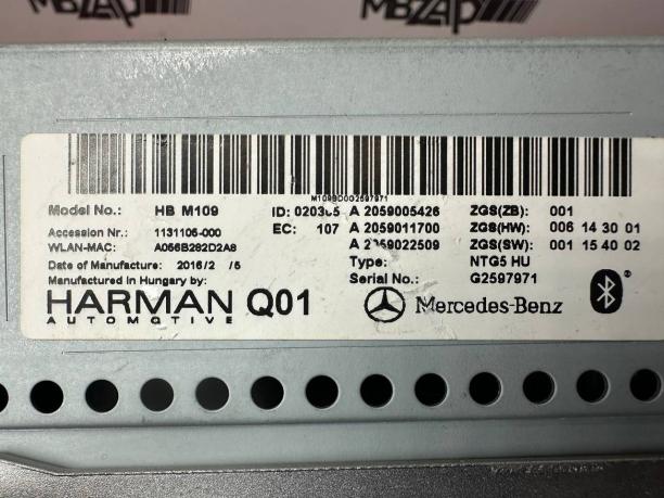 Головное устройство Comand Mercedes w222 a2179000801