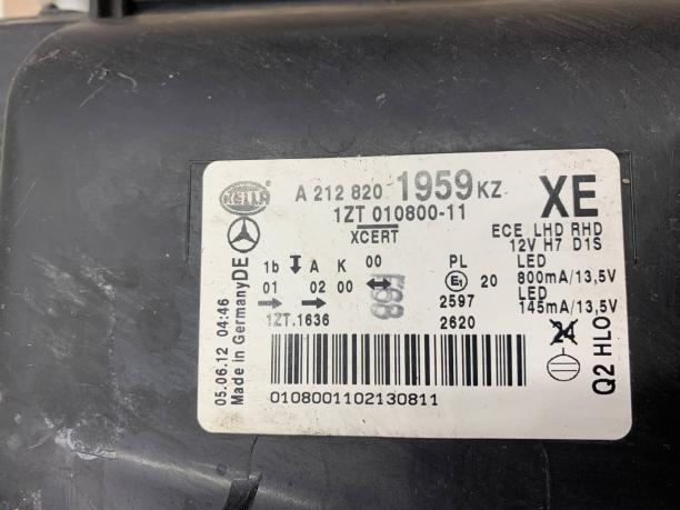 Фара левая биксенон Mercedes W212 a2128200939
