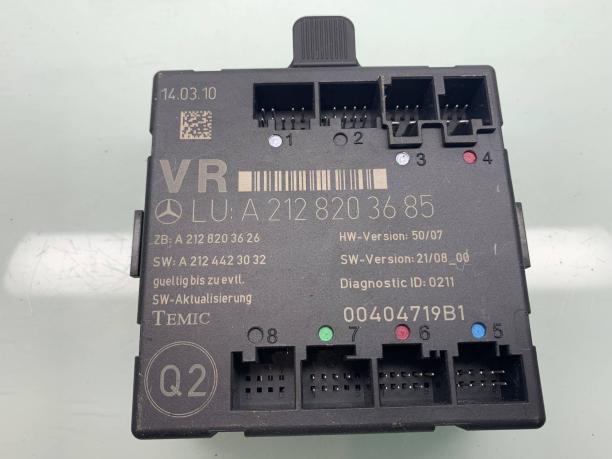 Блок передней правой двери Mercedes W212 a2129004502