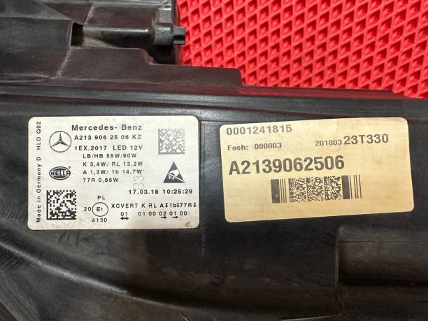 Фара левая Mercedes w213 a2139062506