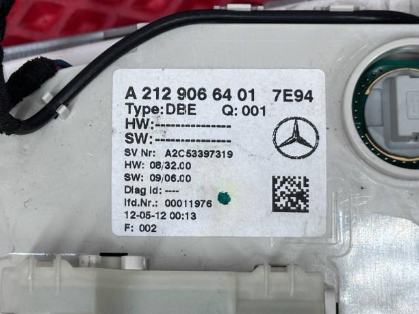 Плафон освещения салона Mercedes W212 a2129066401