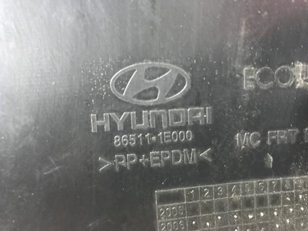 Бампер передний Hyundai Verna 3 деформирован 865111E001
