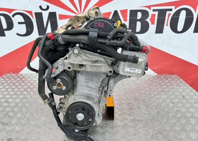 Двигатель Volkswagen Polo 5 6R CBZ 1.2T 77Т.км 