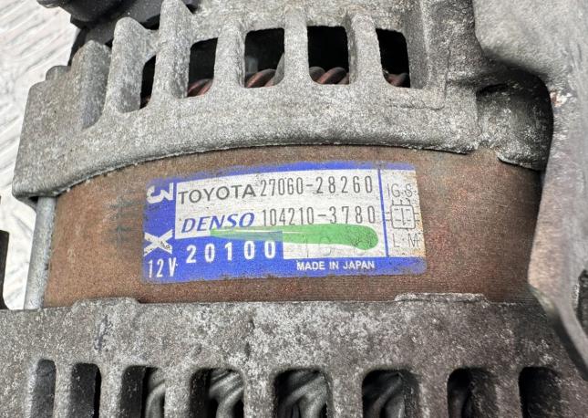 Генератор Toyota Avensis T250 2.0 1AZ 27060-28260