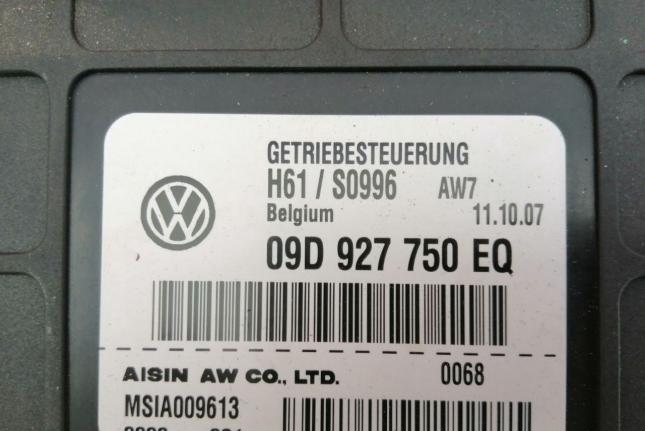 Блок управления АКПП Volkswagen Touareg 09D927750EQ