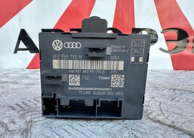 Блок комфорта двери Audi A6 C6 4F0959795M