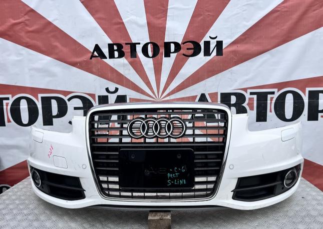 Бампер передний в сборе Audi A6 C6 A-line рест 