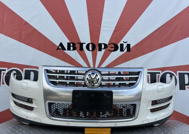 Бампер передний в сборе Volkswagen Touareg 1 рест 