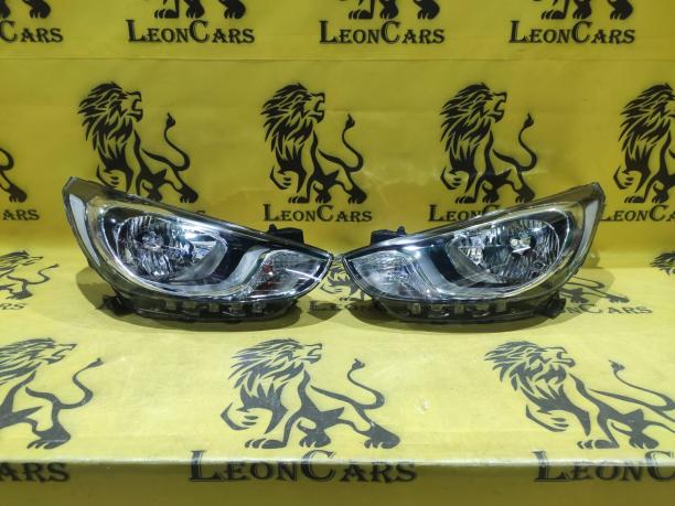 Левая фара Hyundai Solaris 2010-2014 дорест новая 921014L000 / 92101-4L000 / 92101 4L000