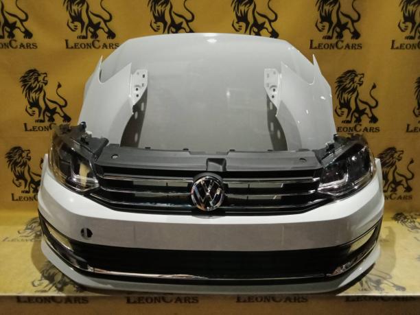 Бампер передний в цвет Volkswagen Polo 5 2015-2020 6RU807221A
