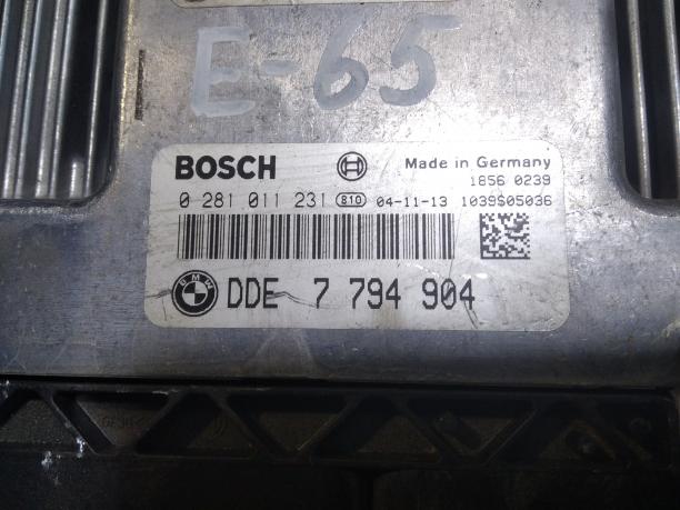 Блок управления двигателем BMW 7 E65/E66 13617794904