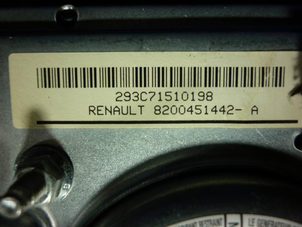 Подушка безопасности в руль Renault Symbol 8200451442