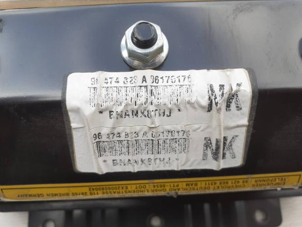 Подушка безопасности в торпеду Chevrolet Lacetti 96474823