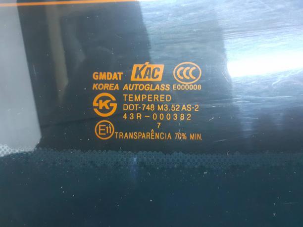 Стекло заднее Chevrolet Lacetti седан 96545212