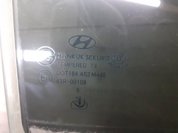 Стекло задней правой двери Hyundai Genesis 834213M000
