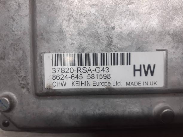Блок управления двигателем Honda Civic 5D 8 37820-RSA-G43