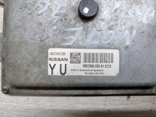 Блок управления двигателем Nissan Note E11 23710-9U03C