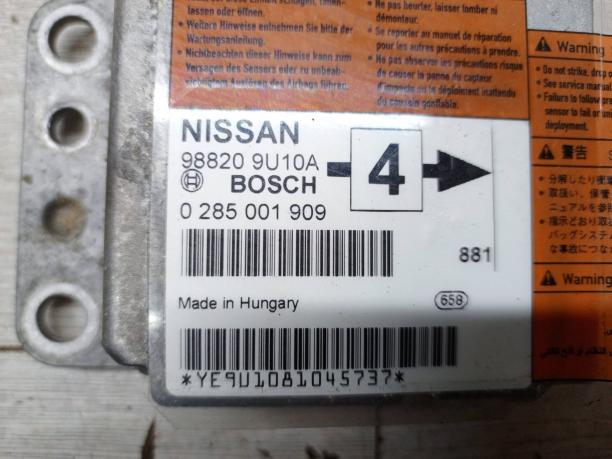 Блок управления AirBag Nissan Note E11 98820-9U10A