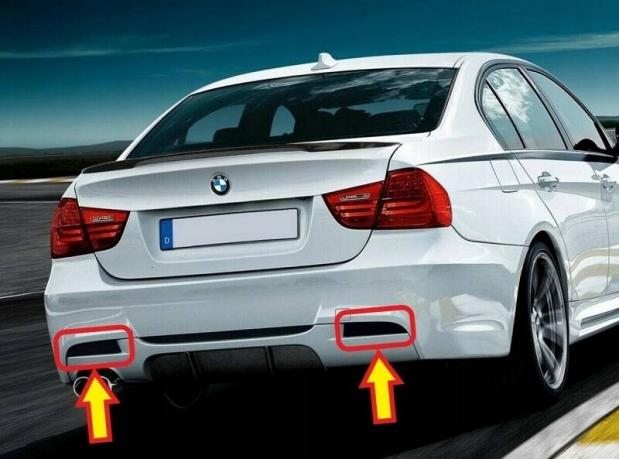 BMW E90 Накладка спойлера заднего M perf правая 51122148726