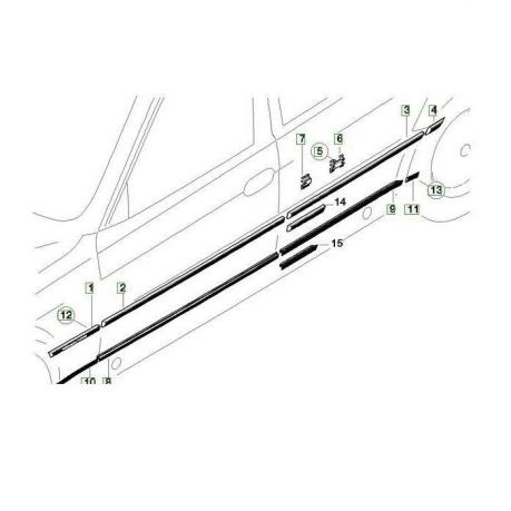 BMW E38 Комплект молдингов на БМВ 7 51138125349