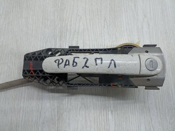 Ручка двери наружная передняя левая Skoda Fabia 2 3B0837205GGRU