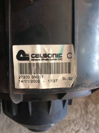 Моторчик печки Nissan Almera N16 27200BN017