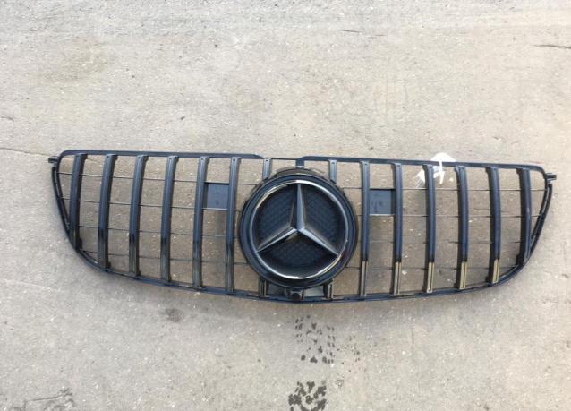 Mercedes GLS black GT решетка радиатора 