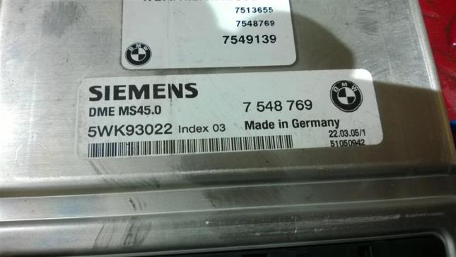 Блок управления двигателя BMW X3 E83 12147548769